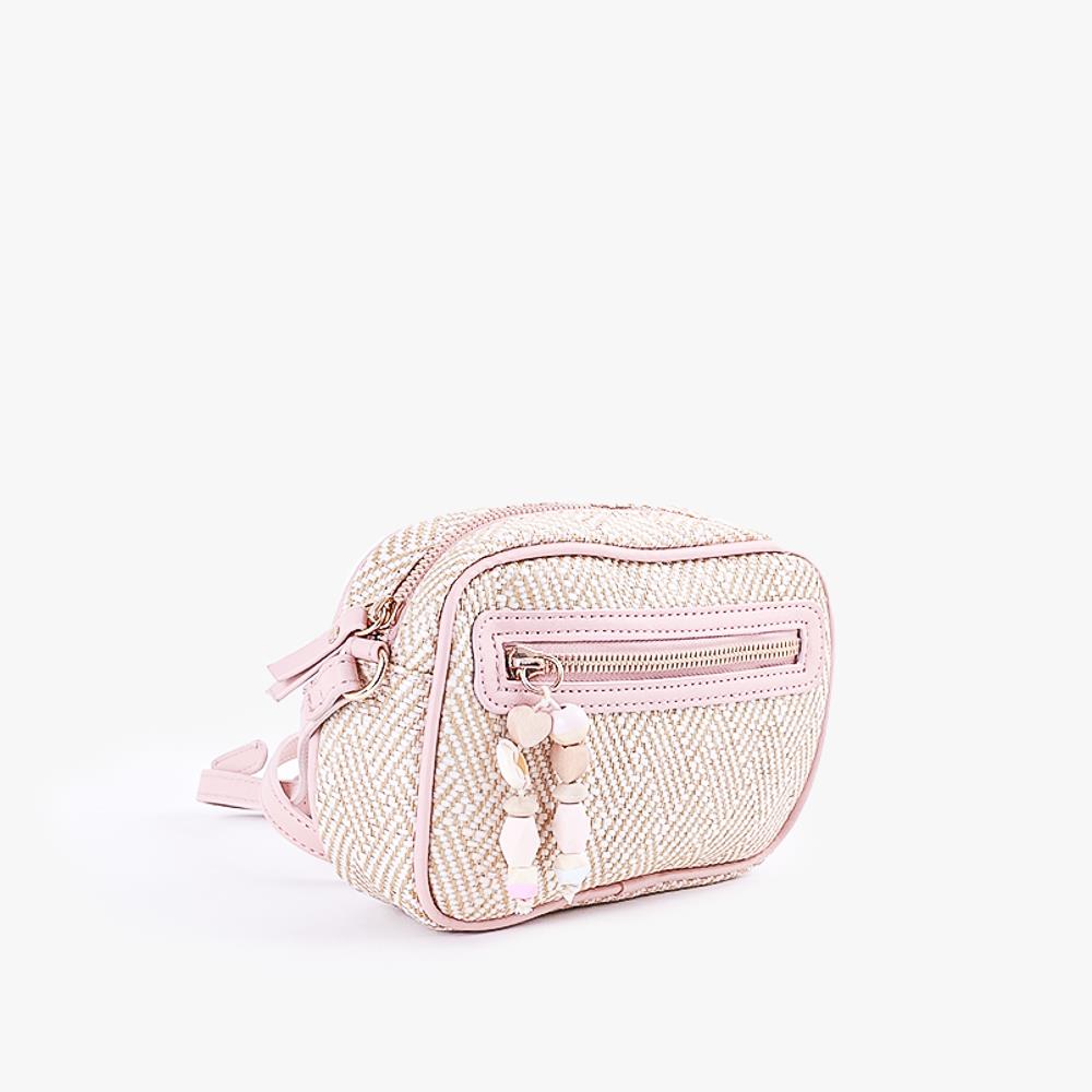 pink cross body bolsa