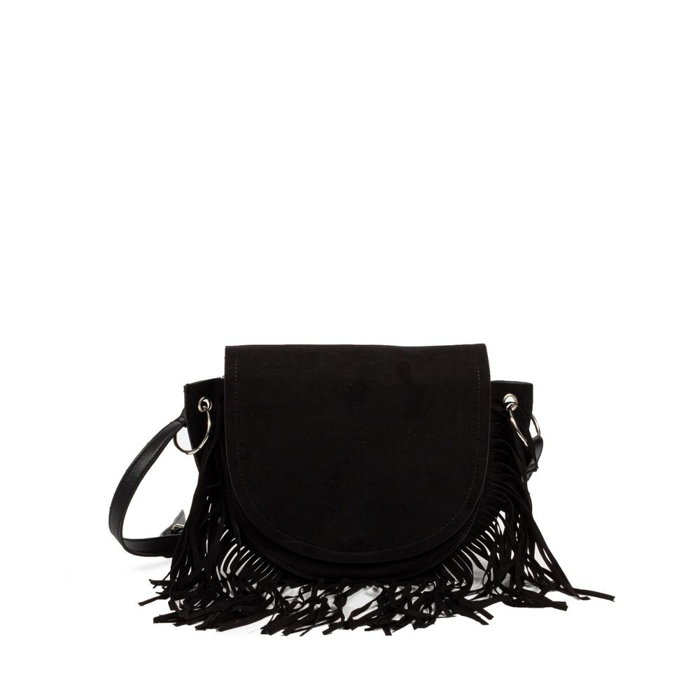 white fringe crossbody bolsa